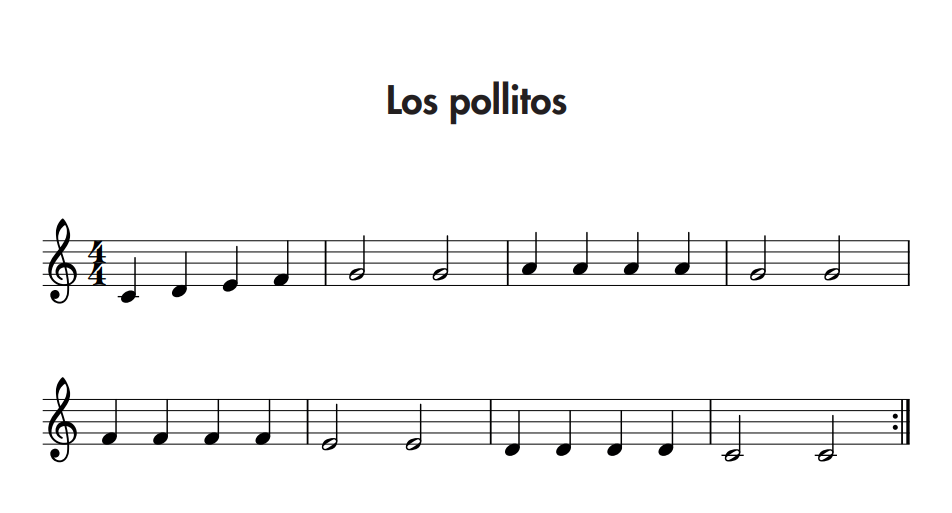 Pentagrama de referencia